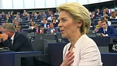 A pequena maioria de apoio a Ursula von der Leyen