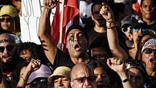 Protesters are calliing for Puerto Rice governor's resignation