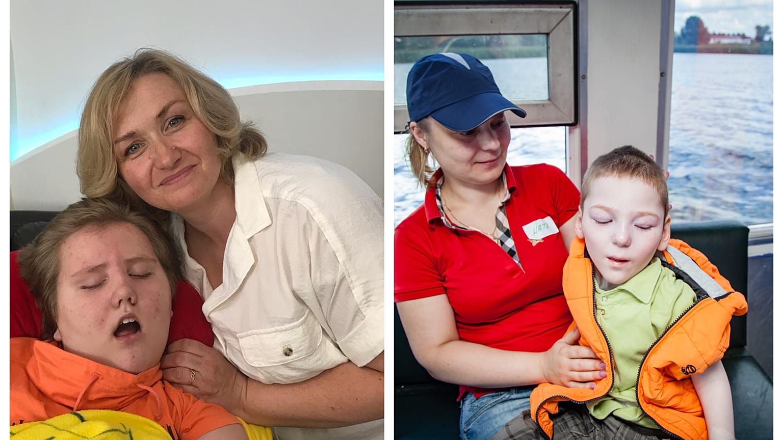 Елена Богомолова и Екатерина Коннова с детьми
