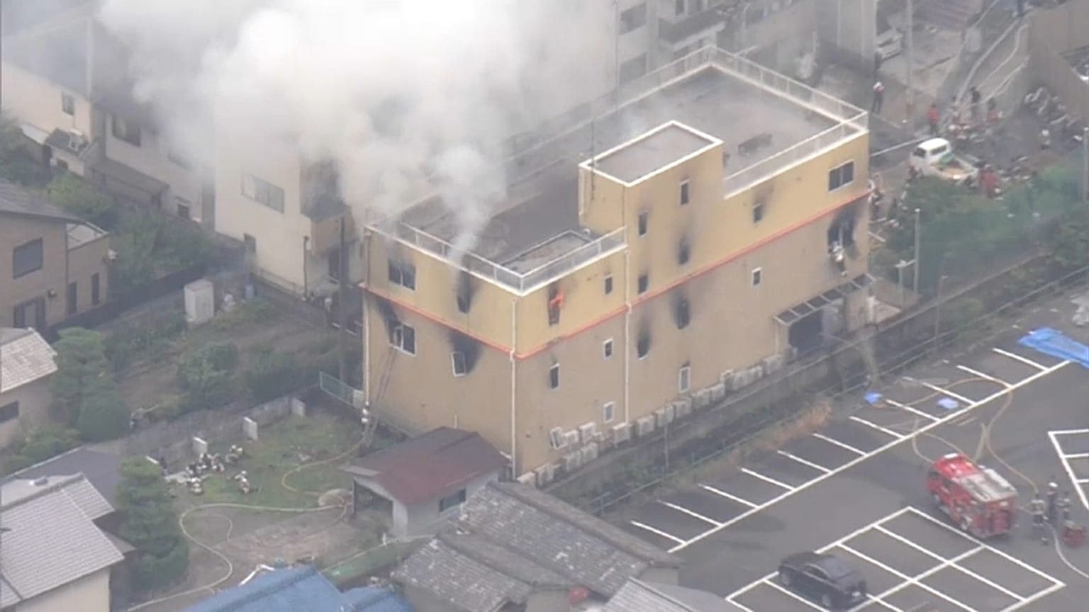 Japon : au moins 33 morts dans l'incendie d'un studio d'animation