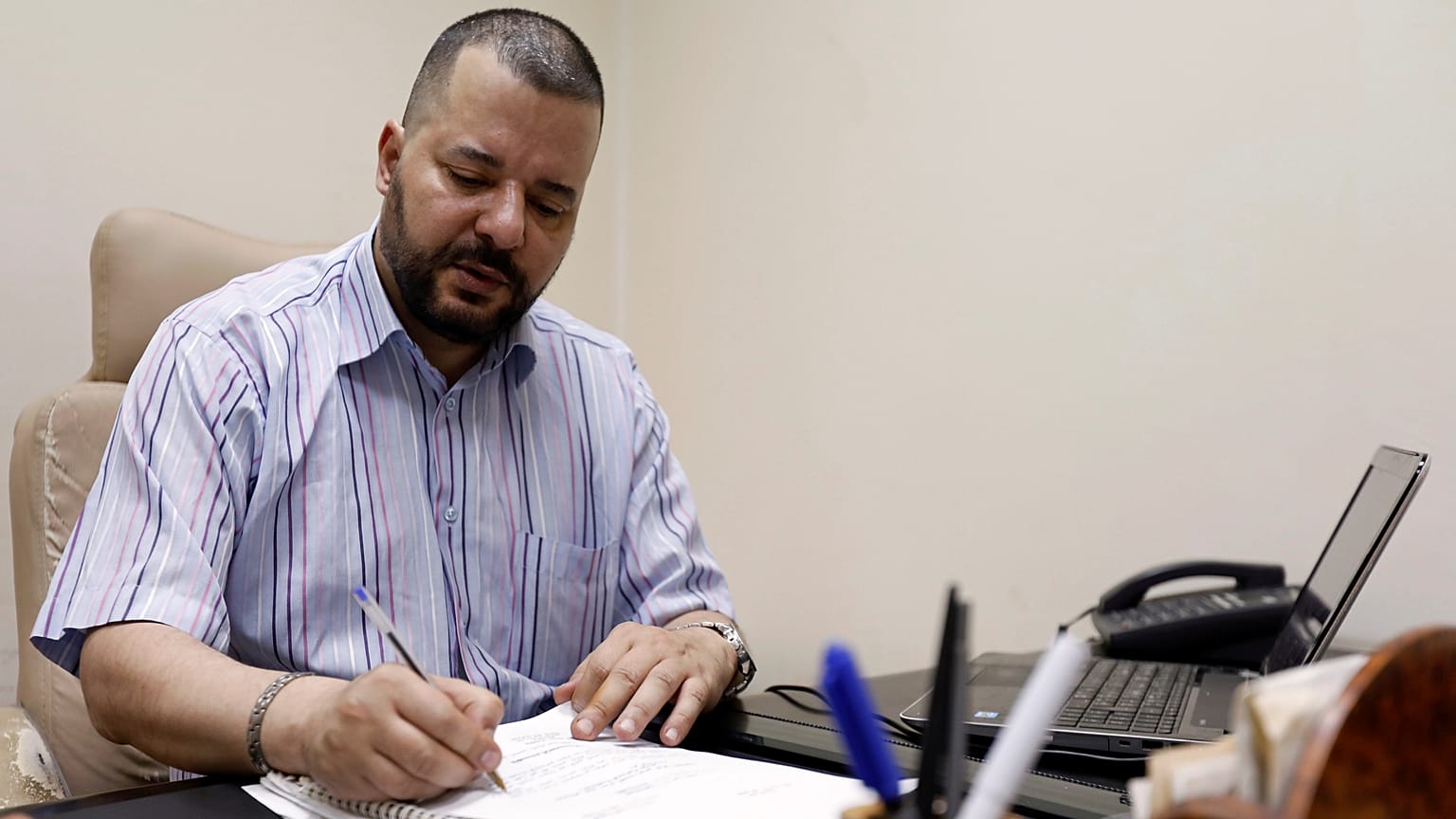 Mounir Baatour, head of Tunisia's Liberal Party and LGBT rights group, Shams