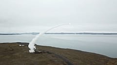 Raketenübungen der russischen Marine