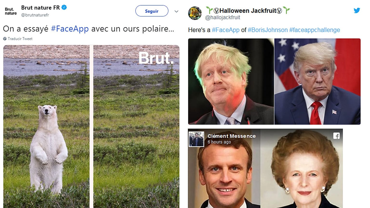 FaceApp, una fuente inagotable de memes políticos
