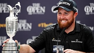 La gioia incontenibile di Shane Lowry. 