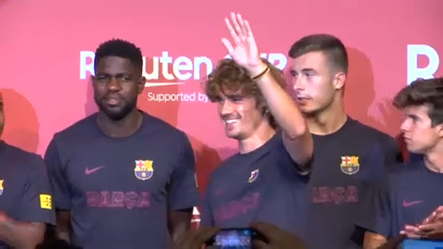 Griezmann Japánban viseli először a Barca mezét