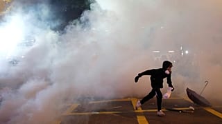Hong Kong's Chief Executive Carrie Lam condemns Sunday's violent clashes
