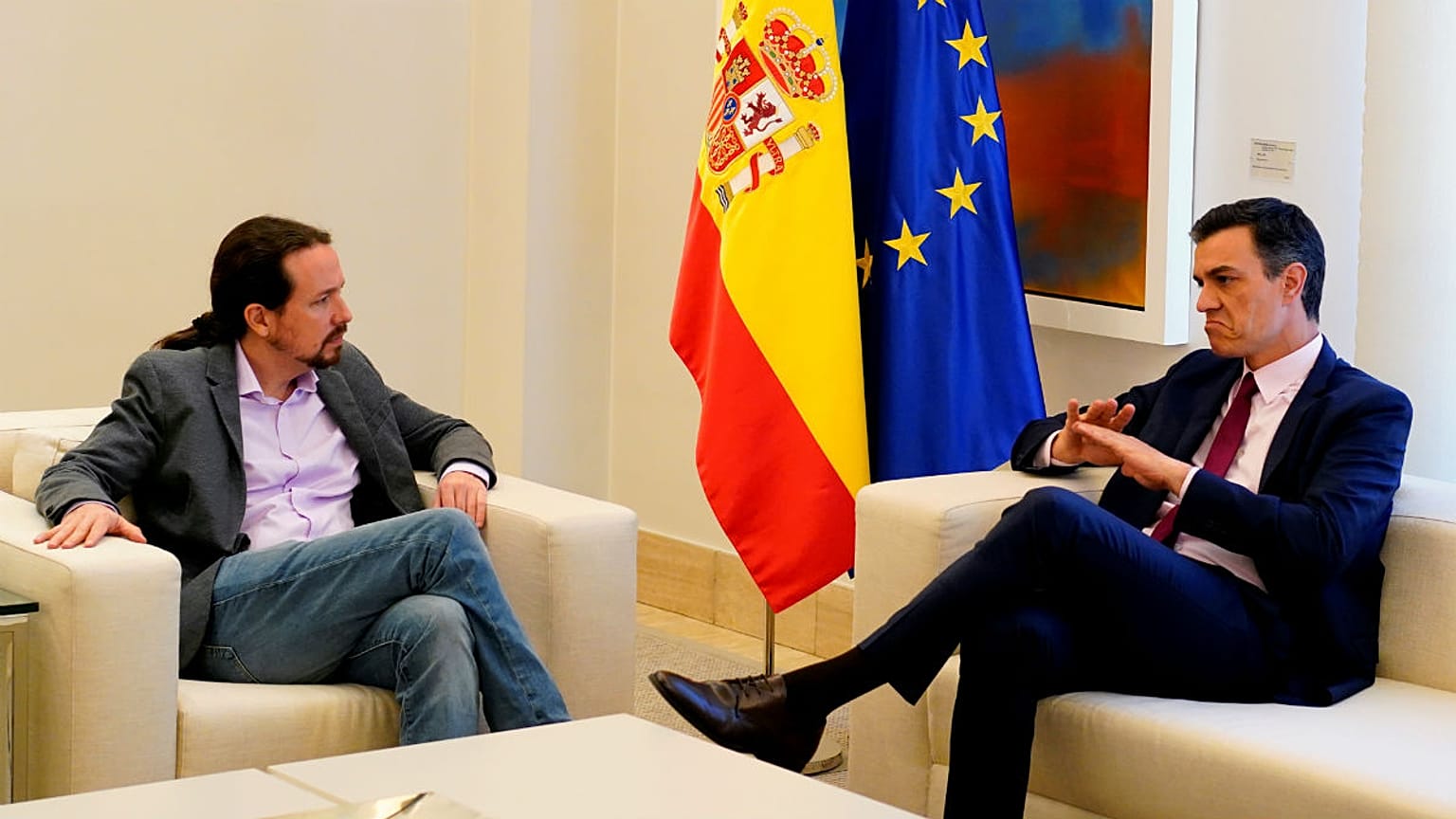 Pablo Iglesias e Pedro Sanchez continuam à procura de consenso para governar