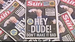 Boris Johnson: i giornali britannici lo salutano con ironia