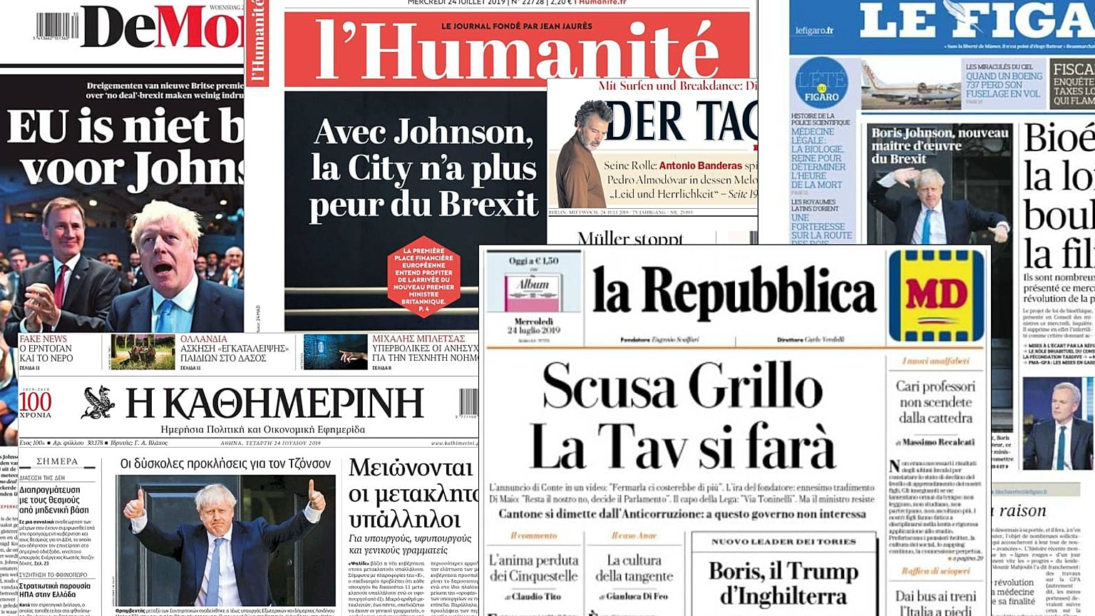 'We are not afraid': What have Europe's front pages got to say about Boris Johnson?