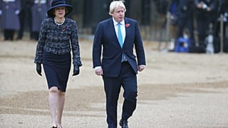 Theresa May y Boris Johnson