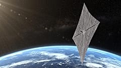 Lightsail 2, when its sails will be deploted - artist's impression