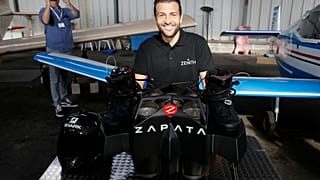 Franky Zapata fails in attempt to cross the English Channel with 'flyboard'