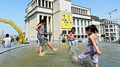 Vague de chaleur à Bruxelles