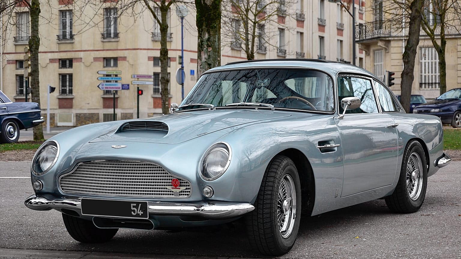 An Aston Martin DB5 in February 2013