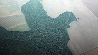 Az amazóniai esőerdő írtásának egy képe 2013 áprilisából