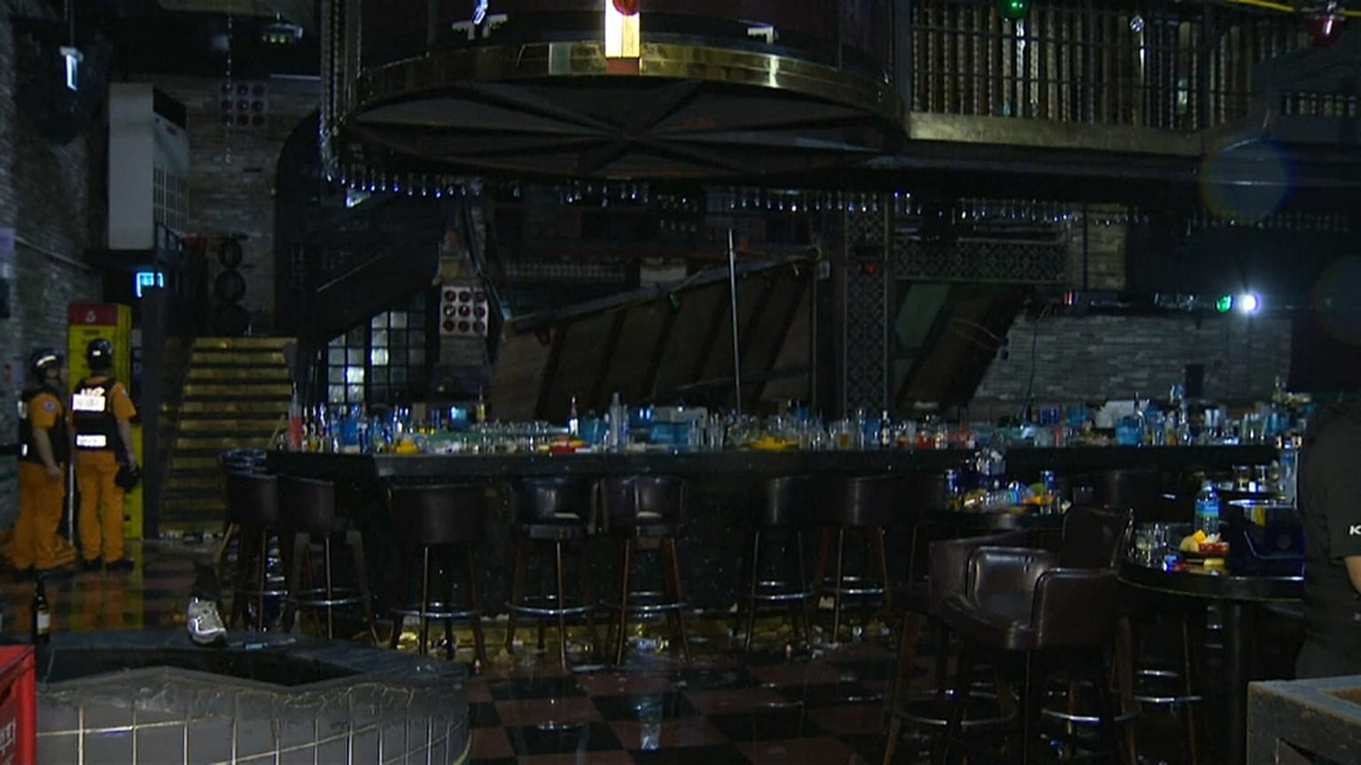Club floor collapses in South Korea as athletes dance; two people dead