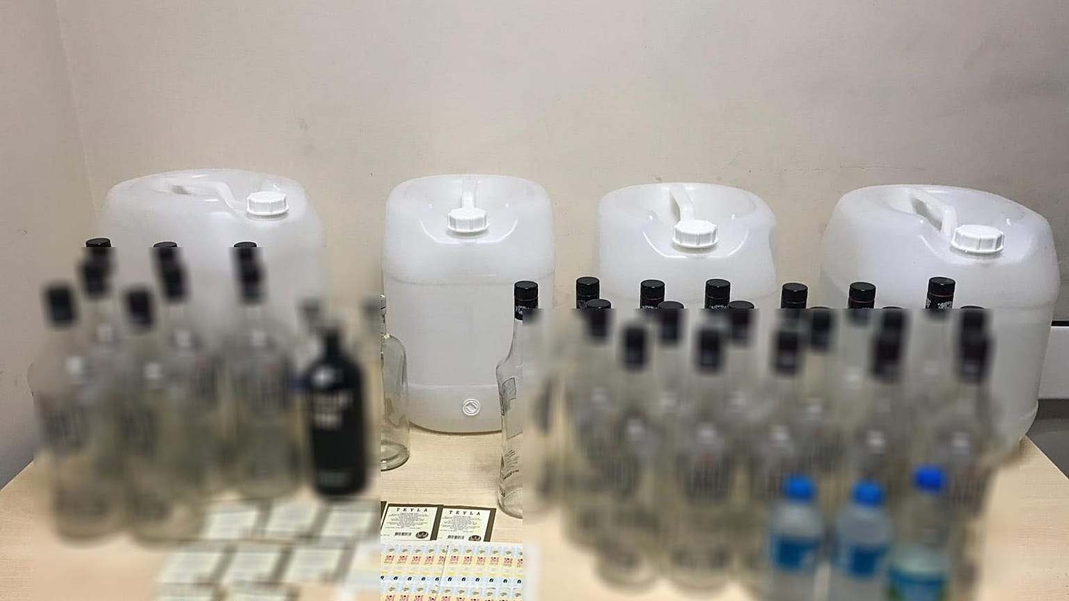 Bursa'da sahte içki operasyonu