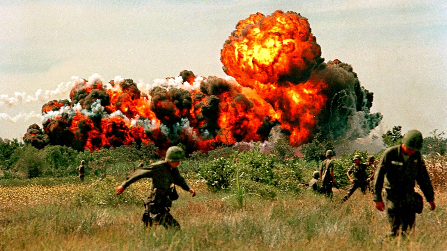 Vietnam War 1968 - US Napalm Strike