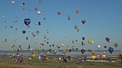Watch: Balloons fill the skies but fail to pop world record