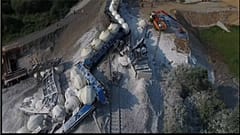 Descarrila un tren que transportaba piedra caliza en la República Checa