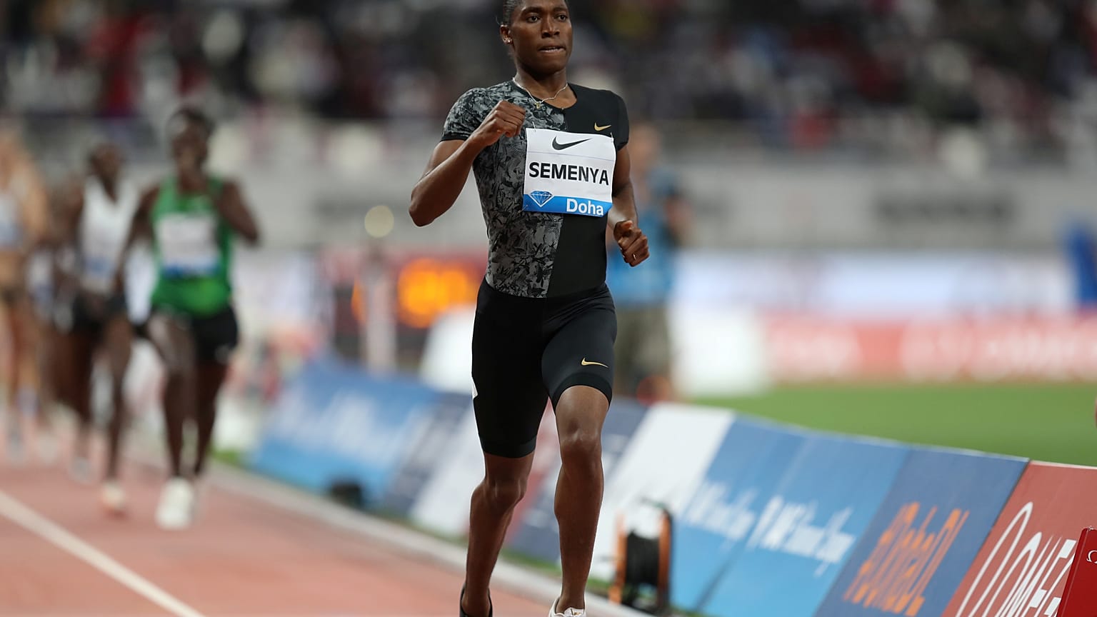 Caster Semenya in Doha