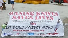Londres : collecte de couteaux contre la violence 