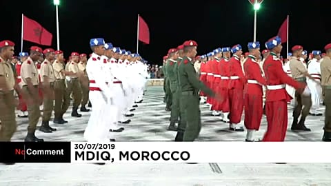 Хореографическое шоу в честь Дня трона