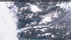 Glaciar al sur de Nuuk el 30 de julio de 2019