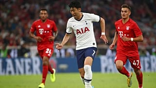 Le Sud-Coréen Son Heung-min, lors de la rencontre Totenham - Bayern Munich, le 31 juillet 2019