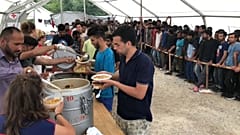 On Europe's doorstep: migrants stuck in Bosnian border camp