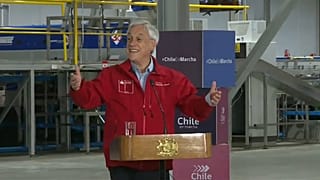 Un terremoto 'interrumpe' un discurso del presidente de Chile, Sebastián Piñera