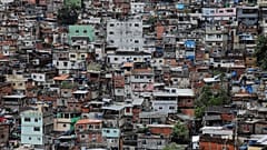 Veduta parziale della favela Rocinha.