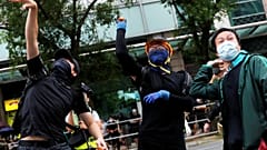 Hongkong vor dem Generalstreik 