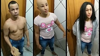 Video | Brezilya: Kadın kılığında kaçma girişimi gardiyanlara takıldı