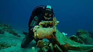 Ancient shipwrecks discovered in the sea near small Greek island
