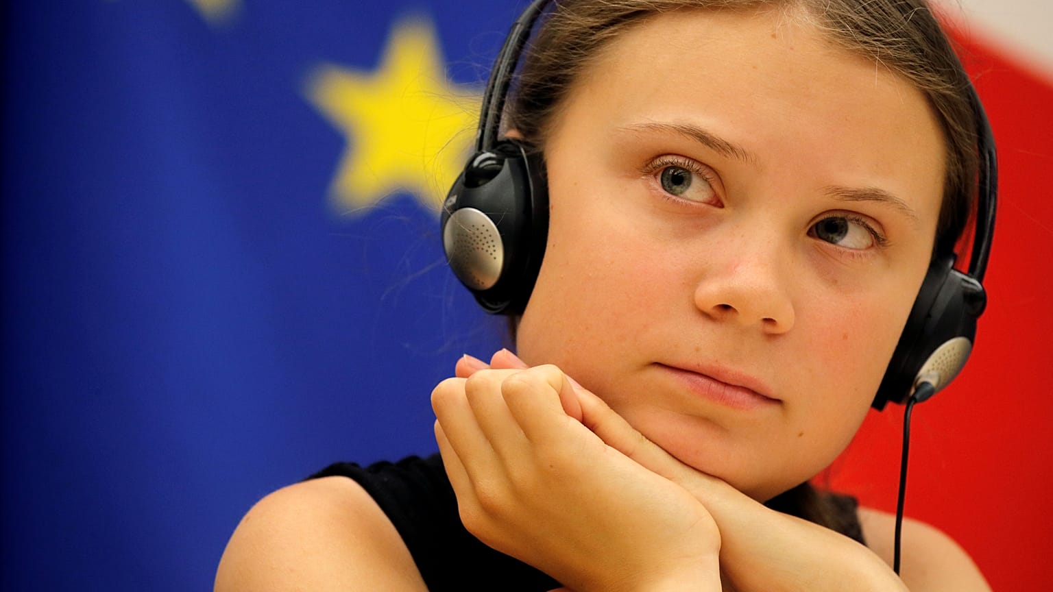 Swedish environmental activist Greta Thunberg  in Paris, France, July 23, 2019.