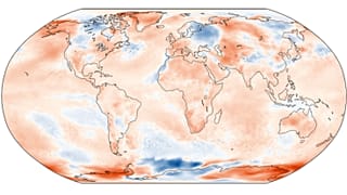 Anomalía de temperaturas en julio de 2019