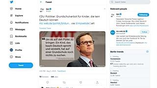 Shitstorm gegen Linnemann: "Kinder ohne Deutschkenntnisse" - 10 Tweets