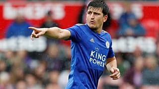 Una delle ultime esibizioni di Harry Maguire con il Leicester: amichevole (vinta 2-1) con lo Stoke City, il 27 luglio 2019.