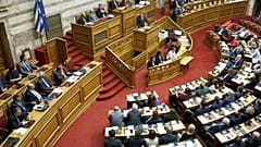 Ο πρωθυπουργός Κυριάκος Μητσοτάκης στην Ολομέλεια της Βουλής (αρχείου)