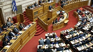 Ο πρωθυπουργός Κυριάκος Μητσοτάκης στην Ολομέλεια της Βουλής (αρχείου)