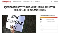 KHK ile ihraç edilen memurlardan 'İşimizi Geri İstiyoruz' imza kampanyası