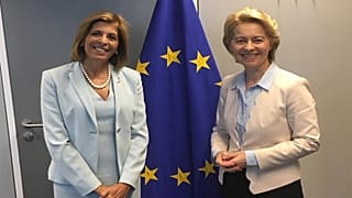 Συνάντηση Στέλλας Κυριακίδου με την Ούρσουλα φον ντερ Λάιεν