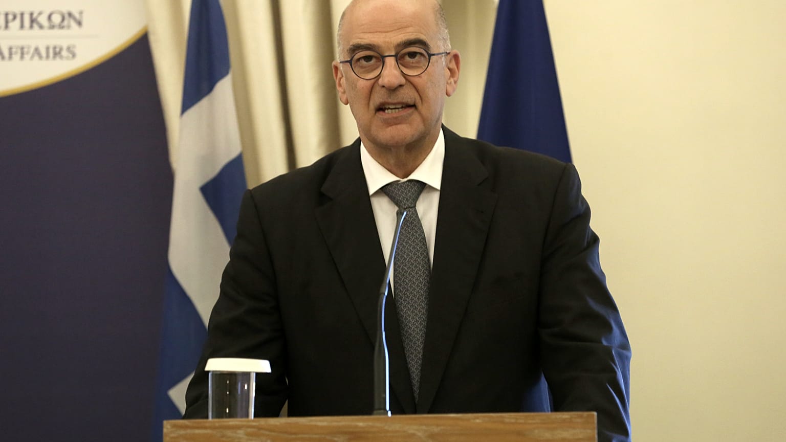 Ο υπουργός Εξωτερικών Νίκος Δένδιας