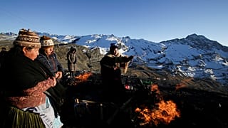 Celebraciones en honor a la Pachamama (la Tierra) en Bolivia, el 1 de agosto