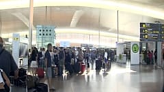 Normalidad durante la primera jornada de huelga en El Prat