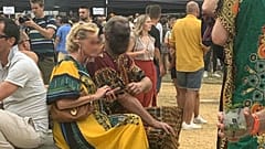 Party in Belgium criticised after guest pictured wearing 'blackface'