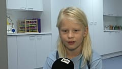 First-grade student explains the affect of colours on mood