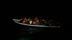 Barco encontrado por el Open Arms