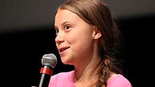 Greta Thunberg a nemzetközi klímatüntetésen